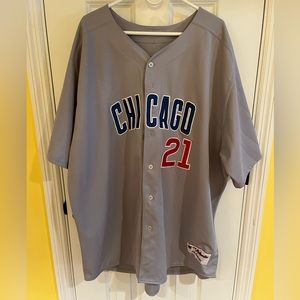 SOSA JERSEY 21 MLB- Chicago Cubs Authentic Collection Majestic Athletic size 60